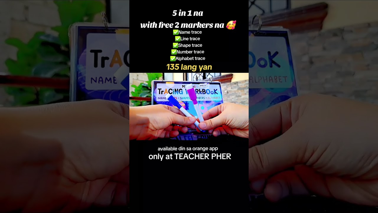 5 in 1 Write & EraseTracing Workbook❗️