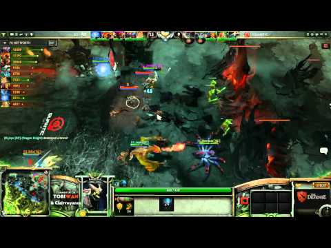 Evil Geniuses vs Quantic Gaming Game 2 Part 2   The Defense 4 DOTA 2   TobiWan