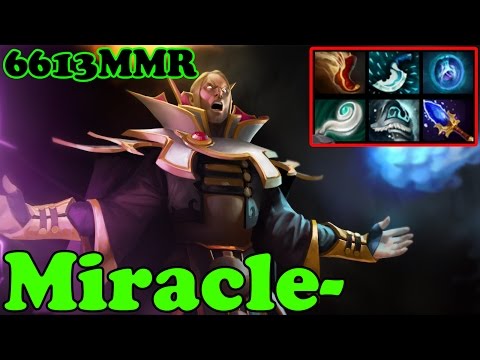 Dota 2 - Miracle- 6613 MMR Plays Invoker vol 10# - Ranked Match Gameplay