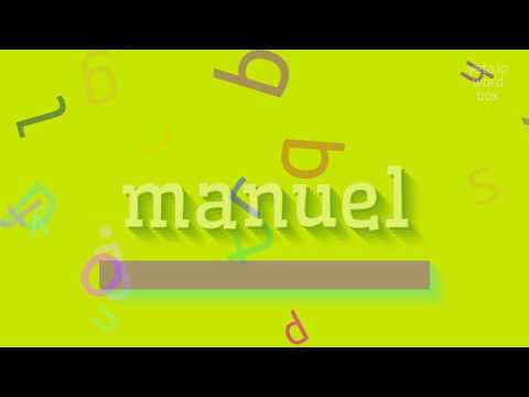 HOW TO PRONOUNCE MANUEL? #manuel