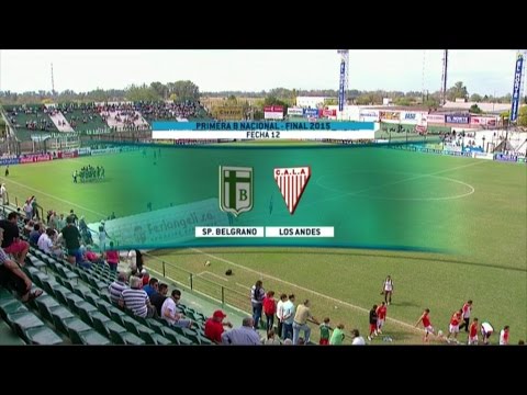 Fútbol en vivo. Sportivo Belgrano - Los Andes. Fecha 12  Torneo de Primera B Nacional. FPT.