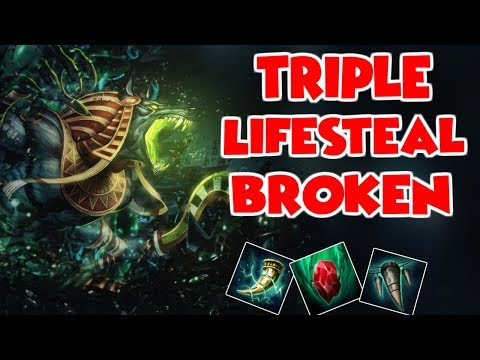Anubis Life Steal Build Season 5 TRIPLE LIFE STEAL BROKEN!