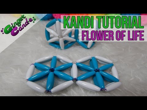 Flower of Life Cuff - [Kandi Tutorial] | @GingerCandE