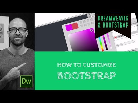How to customize bootstrap - Dreamweaver Tutorial [11/54]