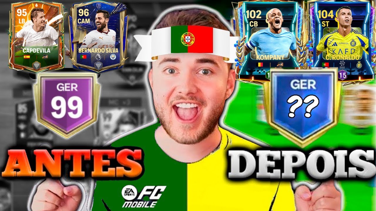 UPEI o TIME do GRINGO de PORTUGAL🔴🟢 no FC MOBILE 24