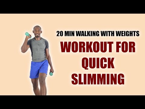 20 Minute Easy Walk at Home Exercise for Weight Loss 200 Calories