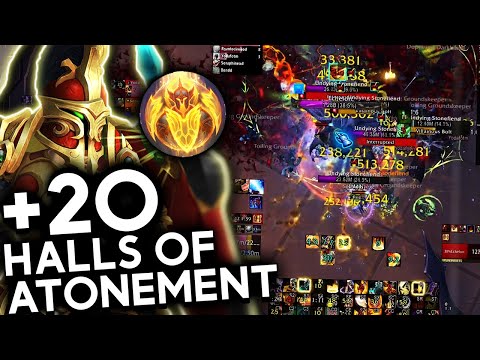 Halls of Atonement +20 | Lightsmith Prot Pally | TWW SEASON 3 M+