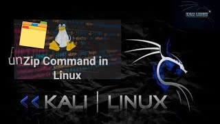 unzip command_how to unzip a zip file in Kali Linux  || learn Linux basics for ethical hacking