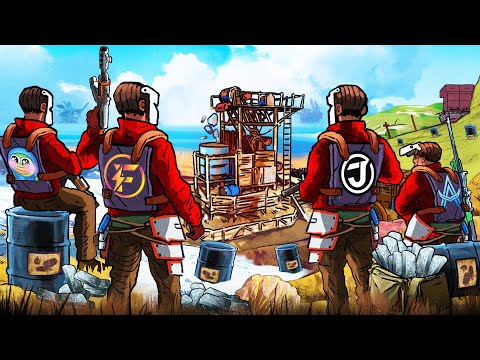 We CLAIMED HQM QUARRY on WIPE DAY for UNLIMITED HQM - Rust