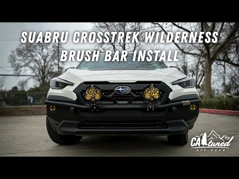 CAtuned Off-Road Subaru Crosstrek Wilderness Brush Bar Install