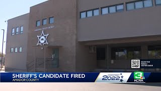 Amador County sheriff candidate fired from sheriff’s office after failing to report tasing incident