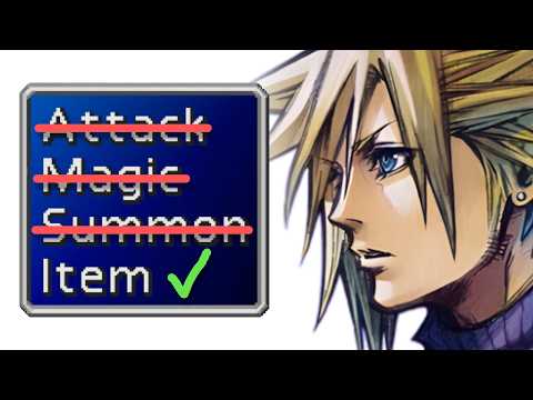 Can you beat Final Fantasy VII with Usable Items Only?