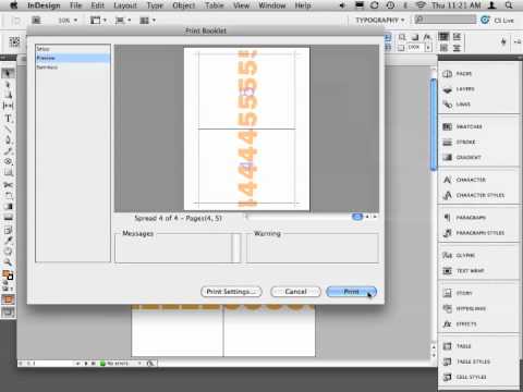 InDesign Print Booklet to PDF
