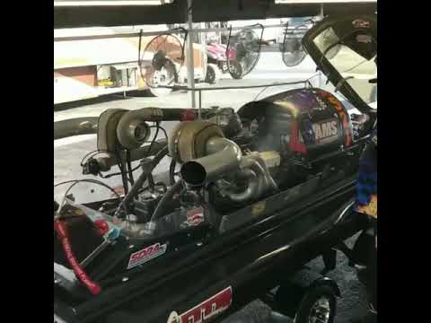 Wild Thing V8 twin turbo alcohol hydroplane boat
