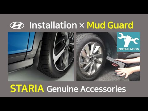 [Installation] Mud Guard - Hyundai Genuine Accessories