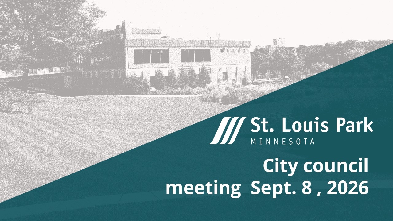 St Louis Park City Council Meeting Sept 8 2026