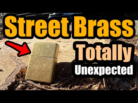 New Zippo - Walmart Street Brass (NOT What I was Expecting!) (Zippo 48267)