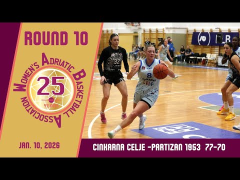 2025-26 WABA R10 Cinkarna Celje-Partizan 1953 77-70 (10/01)