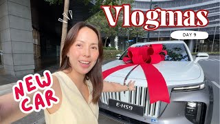 We got a NEW CAR for the family! Our first FULLY ELECTRIC CAR 🎄| Vlogmas