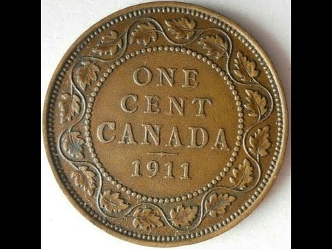 1911 one cent Canada "Large Cent" #shorts