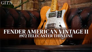 Video thumbnail for Fender American Vintage II 1972 Telecaster Thinline Demo | Guitars In The Attic by Guitars In The Attic