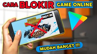 Cara blokir game online di hp android