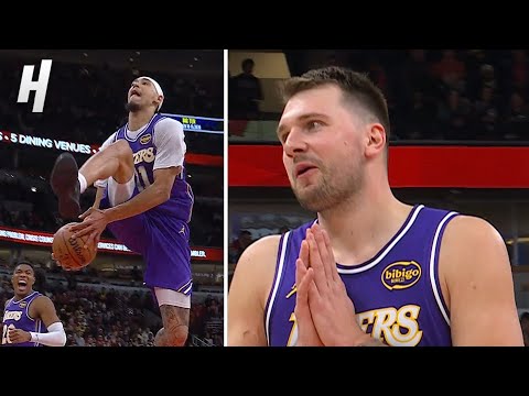 Luka Doncic SHOCKED by Jaxson Hayes’ Between-the-Legs Dunk 😱