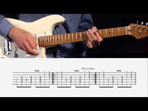 Stevie Ray Vaughan "Cold Shot" Guitar Lesson @ GuitarInstructor.com (preview)