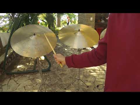 21" hfb 1724g with sizzle chain, 20" hfb 1827g and 20" hfb 1830g - BOURGIS HANDMADE CYMBALS