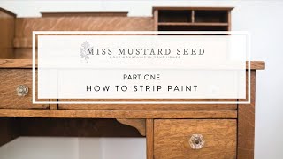 how to strip paint | part one