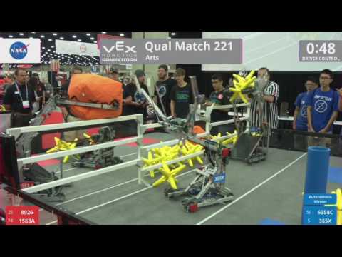 2017 VRC Arts Q221 - 8926 1563A vs 6358C 365X - 15 to 32