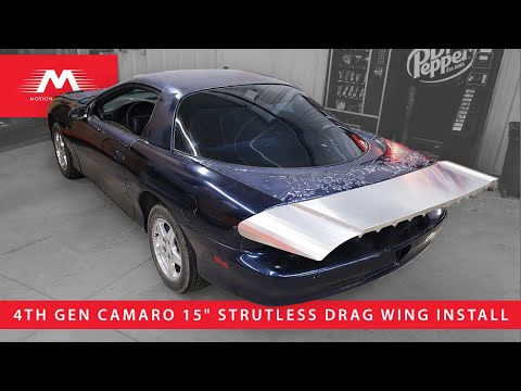 1993-2002 4th Gen Camaro 15" Strutless Drag Wing Install
