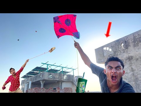 7 Feet Kite Buy Nasir With Small 2 Pakistani Gudda Catch 🪁