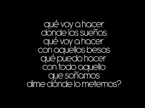 Alejandro Sanz - A La Primera Persona (Lyric Video)