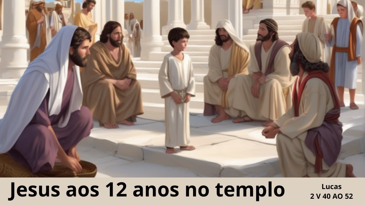 Jesus  aos 12 anos no templo