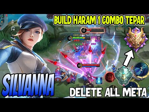 SILVANA FULL DAMAGE INSTANT KILL MINSITAR! - Silvanna Best Build 2023 - Build Silvanna Tersakit 2023