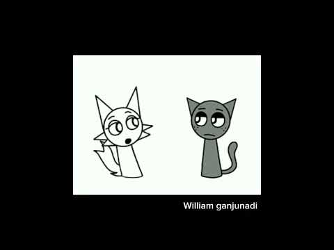 Miu Mao animation incredibox sprunki with Wenda and gray#shorts