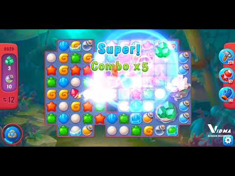 Fishdom. 8929 hard level no boosters and diamonds. 20 moves