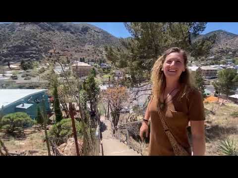 Fulltime RVers walk Bisbee, AZ one of the sketchiest places to drive! Don’t bring your rig here, ha