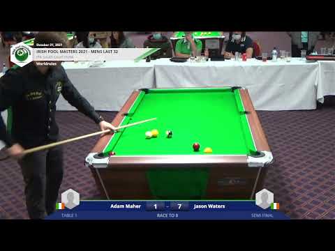 Irish Pool Masters 2021 - Sunday Table 1