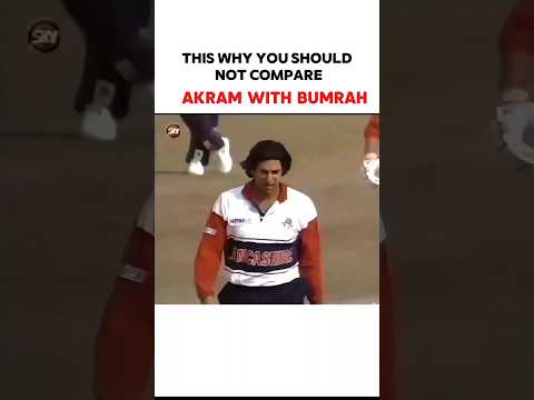 Never Compare Wasim Akram With Bumrah #youtubeshorts #crickethighlights #cricketshorts #cricket