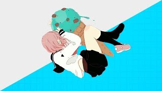 sad boy with a laptop - mochi ice cream