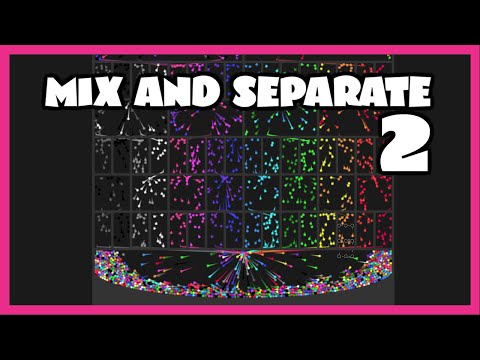 Mix and Separate 2 - Marble Race in Algodoo