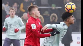 LCB green jersey #5 | u17 Bundesliga vs 1.FC Kaiserslautern | Konstantin Becker, Germany