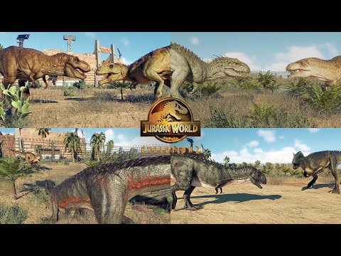 EPIC BATTLE ROYALE - T-Rex, Indominus Rex, Scorpios Rex, Indoraptor, JURASSIC WORLD EVOLUTION 2 #1
