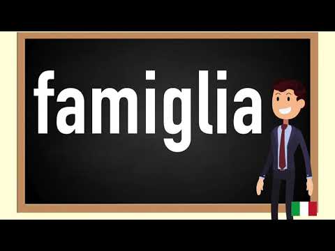 How to pronounce famiglia  in Italian