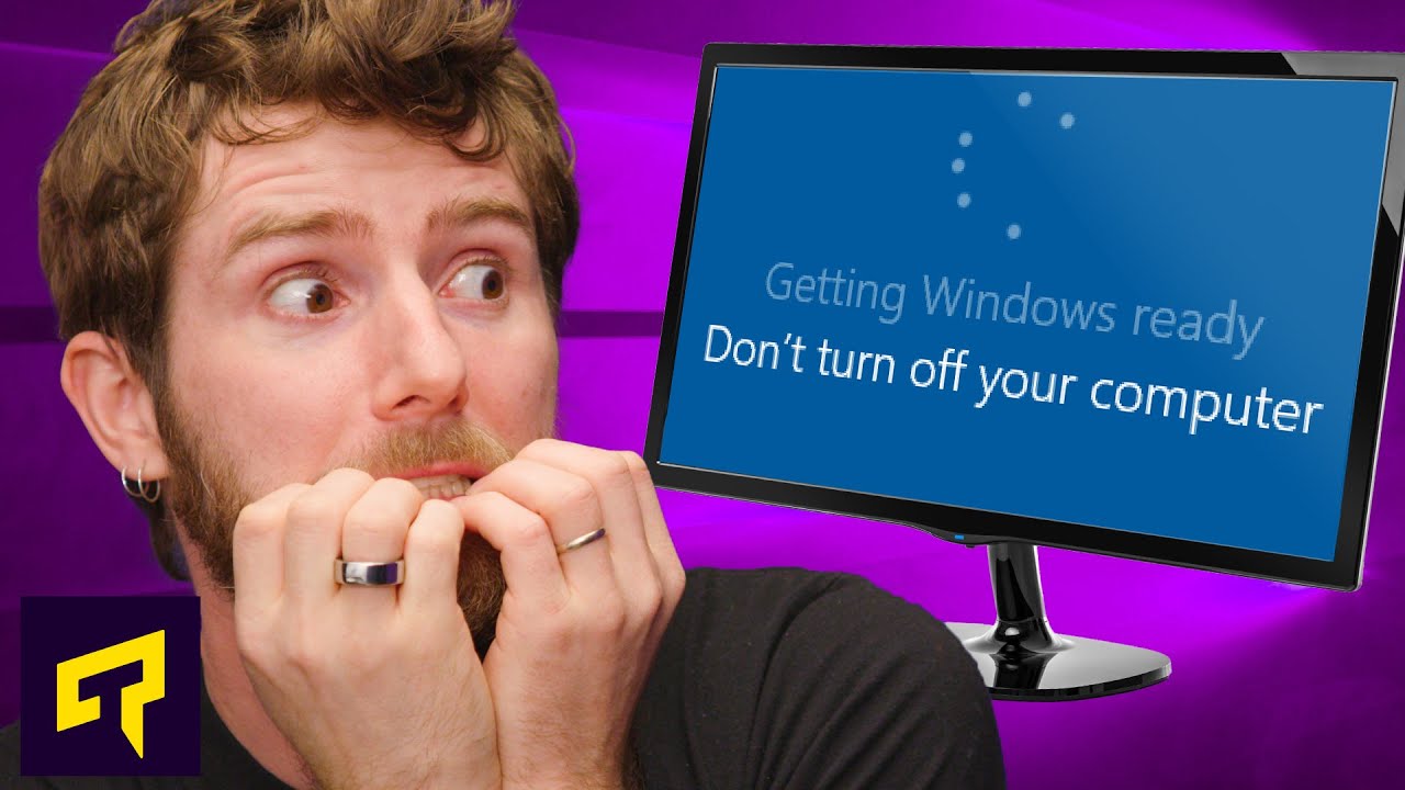 What happens if you turn off your computer during the Windows 10 update?