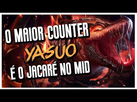 O MAIOR COUNTER PRA STOMPAR DE YASUO! RENEKTON MID RANKED GAMEPLAY! - League of Legends | Dark #295
