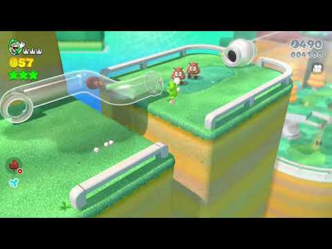 Super Mario 3D World (Switch) 1-1 Speedrun - Time: 20 (Former WR)