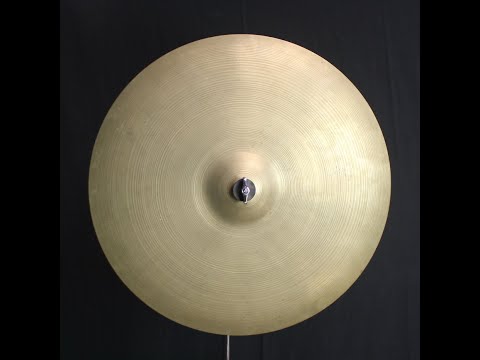 Vintage Zildjian 20" 1960's A Ride - 2338g (video demo) image 6